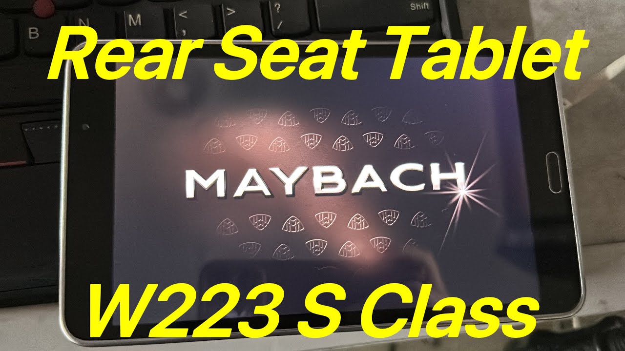 W223 S500L Rear Seat Tablet Retrofitted: Code 447