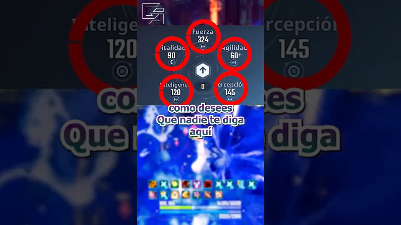 Puntos de Atributo SUNG JIN WOO #sololevelingarisegameplay #sololevelingarise #sololeveling #jinwoo
