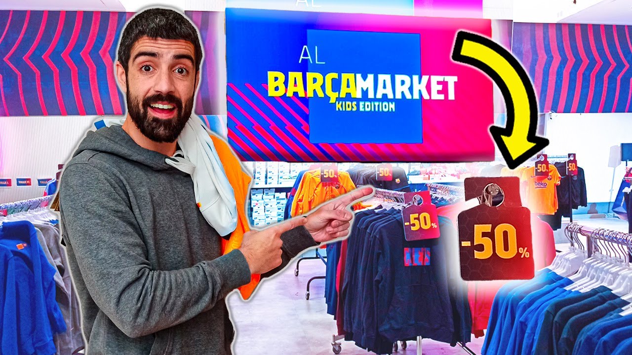 Voy a un OUTLET de camisetas del BARÇA en el CAMP NOU ¿Qué me compro?