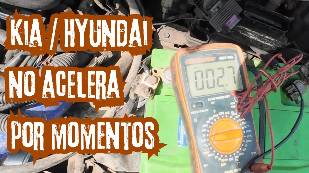 Kia / Hyundai  no acelera P2118 P2101 - paso a paso diagnostico y solución