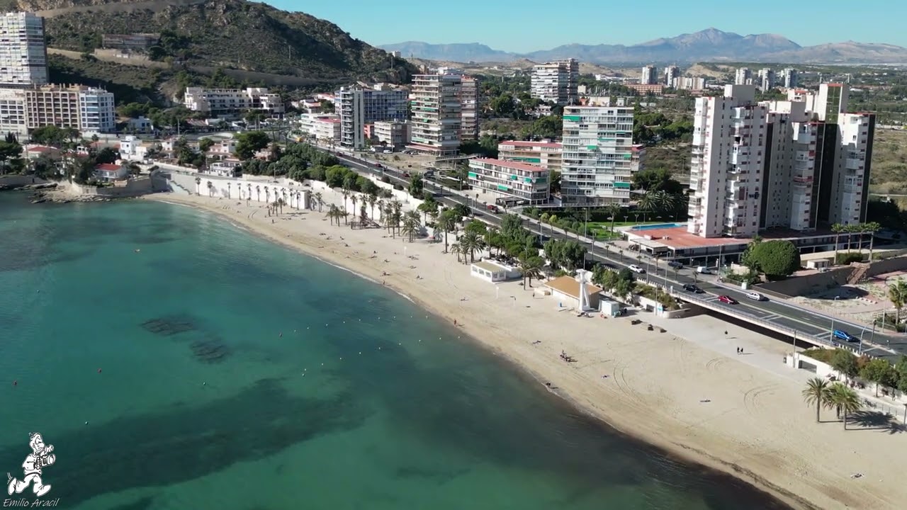PLAYA ALBUFERETA ALICANTE Y CLUB DE REGATAS