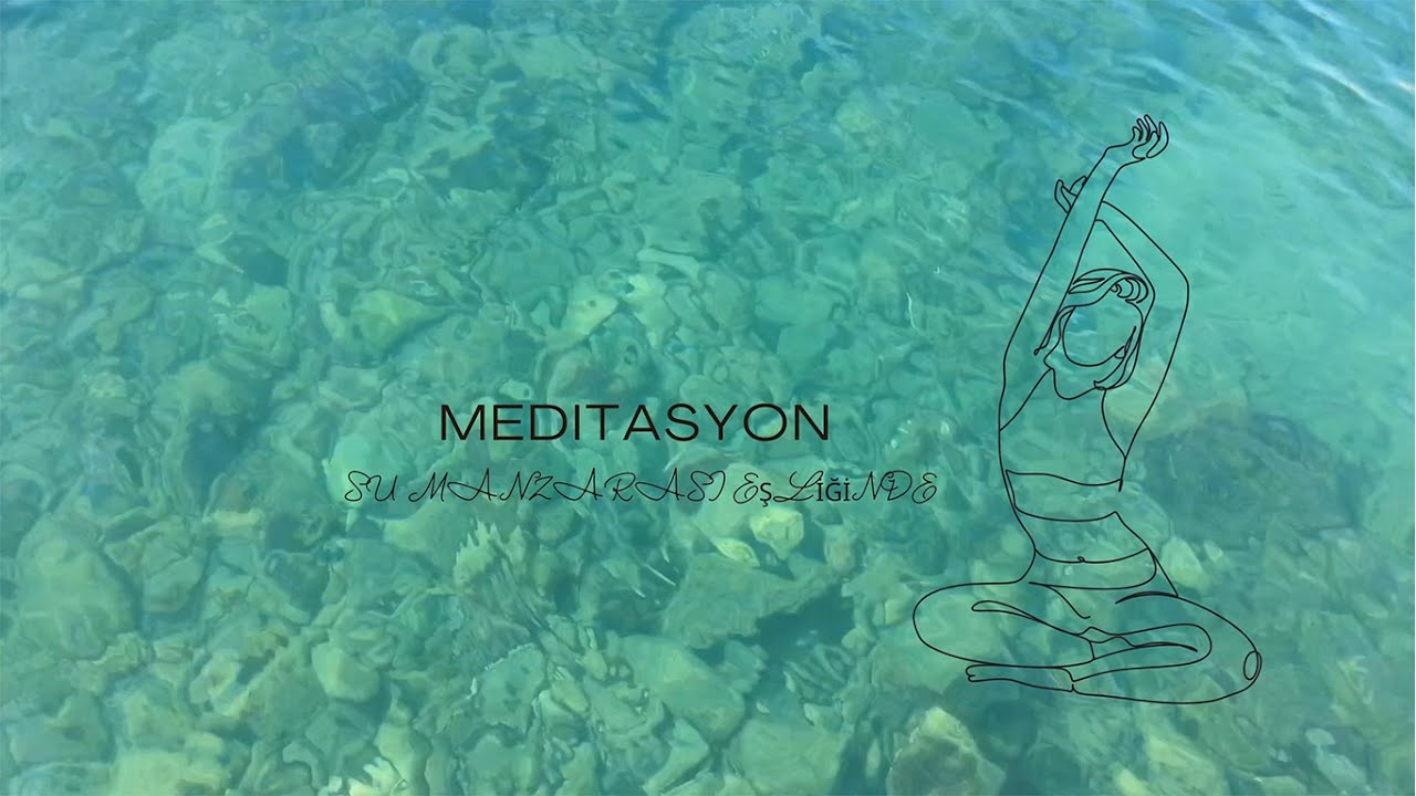 Relaxing Ocean View from Above | Calming Water and Meditation Music for Inner Peace