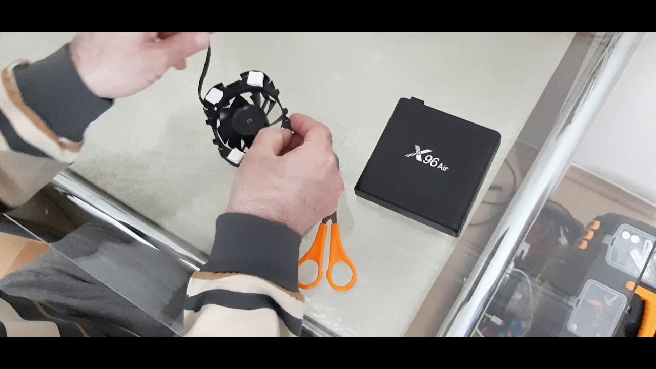 Tv box için soğutucu yaptık-Soğutucu fan - We made cooler for tv box-Cooler fanAndroid kutu soğutucu