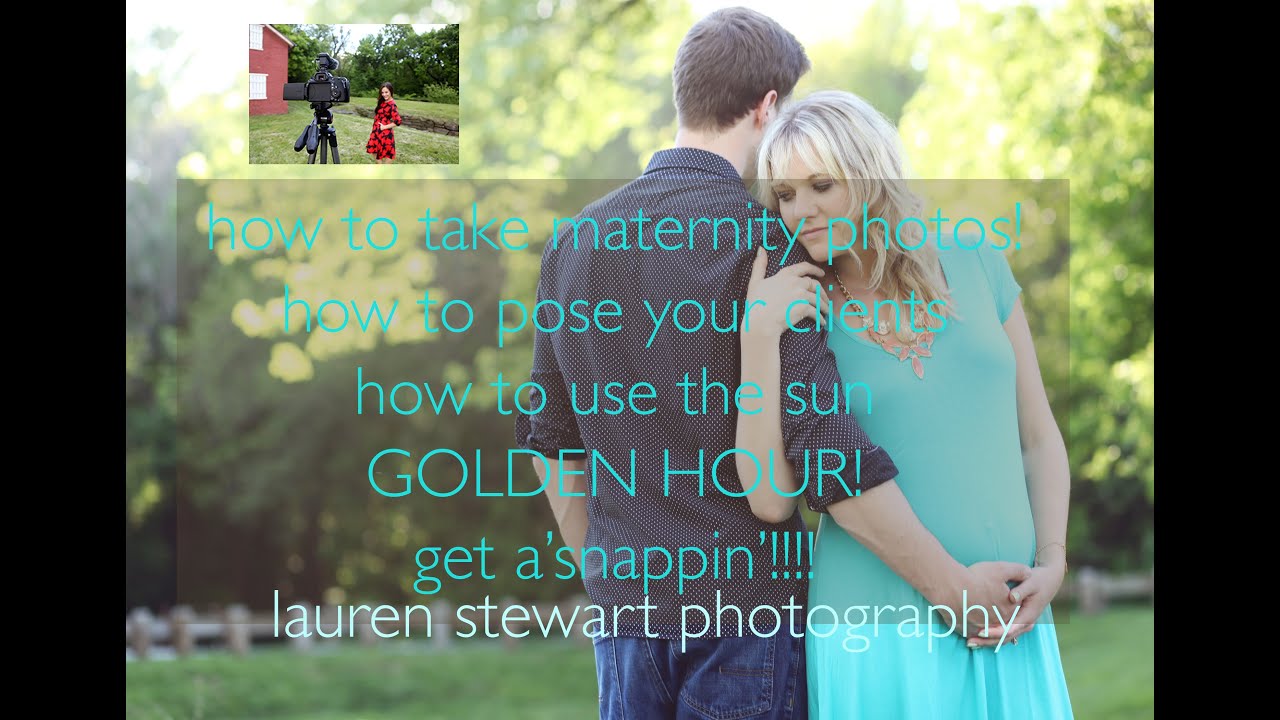 Maternity photo session tips and tricks! Watch a shoot with me.