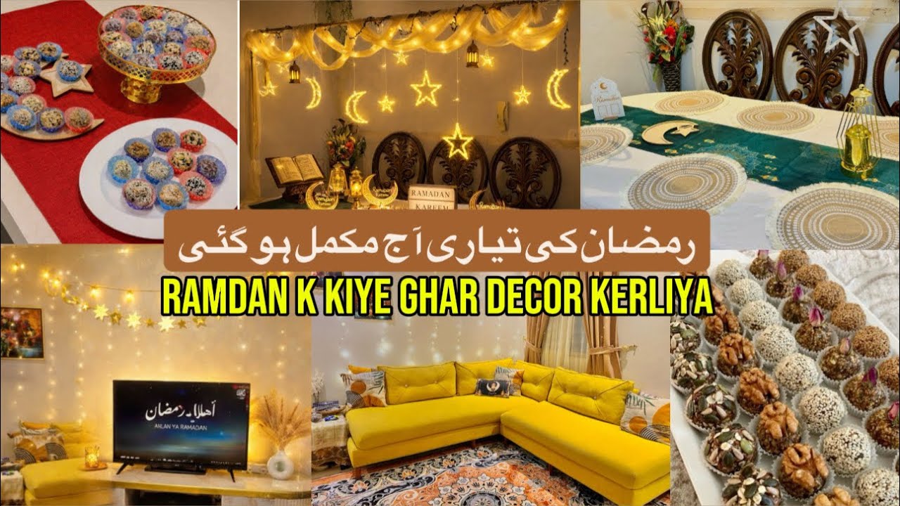 My Home Is Ready To Welcome RAMADAN💗 Special Energy Balls For Ramadan🌙Ramdan Gift bhi Milgya