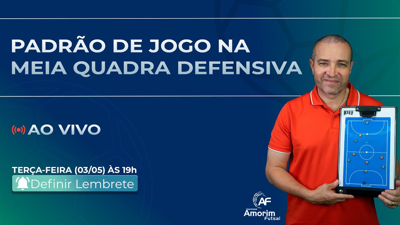 #027 - Padrão de Movimentação Ofensiva no Futsal: Degrau | Prof. Amorim