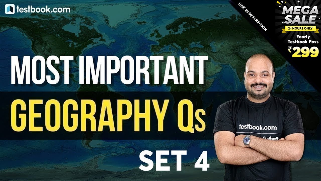 DRDO MTS 2020 | Most Important Geography Questions | Part 4 | GK MCQ for RRB NTPC & SSC CHSL
