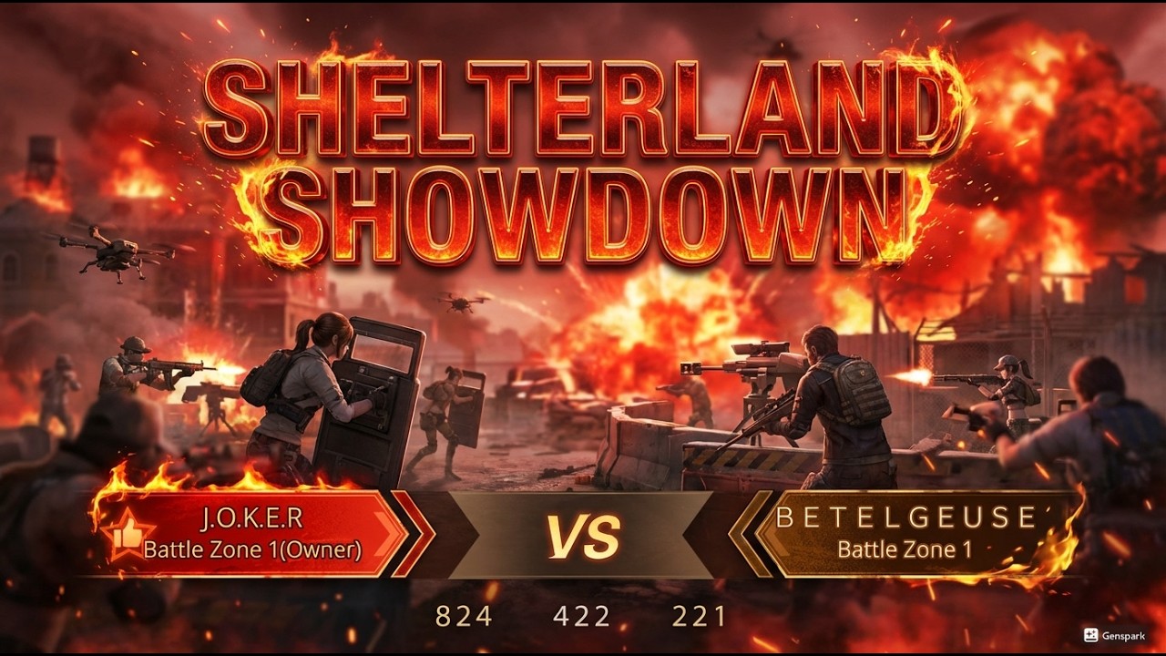 Lifeafter Shelterland Showdown Finals J.o.k.e.r vs Betelgeuse EU server
