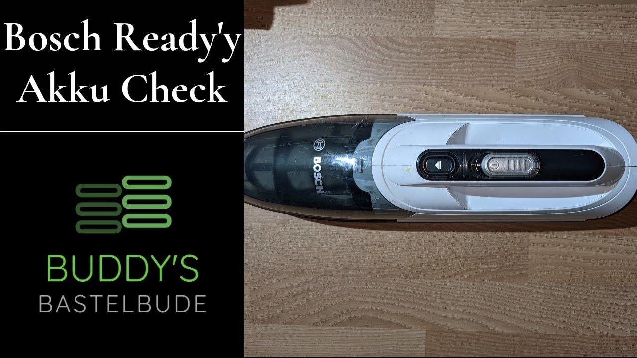 Bosch Readyy'y Staubsauger zerlegt und Akku gecheckt.