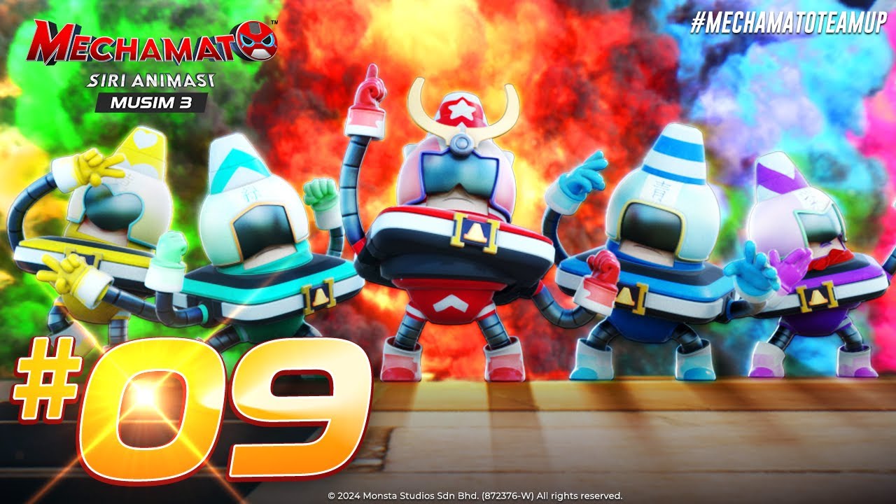 EP09 - Kebangkitan Koncho Rangers | Mechamato Musim 3 (Bhs. Melayu & English)