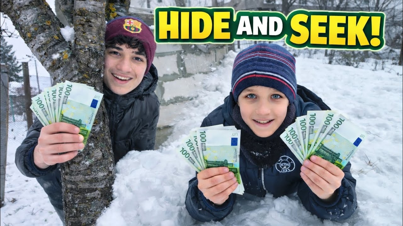 Hide and Seek Money cu fratele meu Nico!