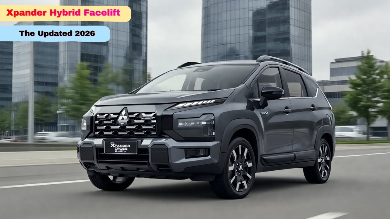 Mitsubishi Xpander Hybrid Facelift 2026 – более интеллектуальный семейный минивэн с эффектным обн...