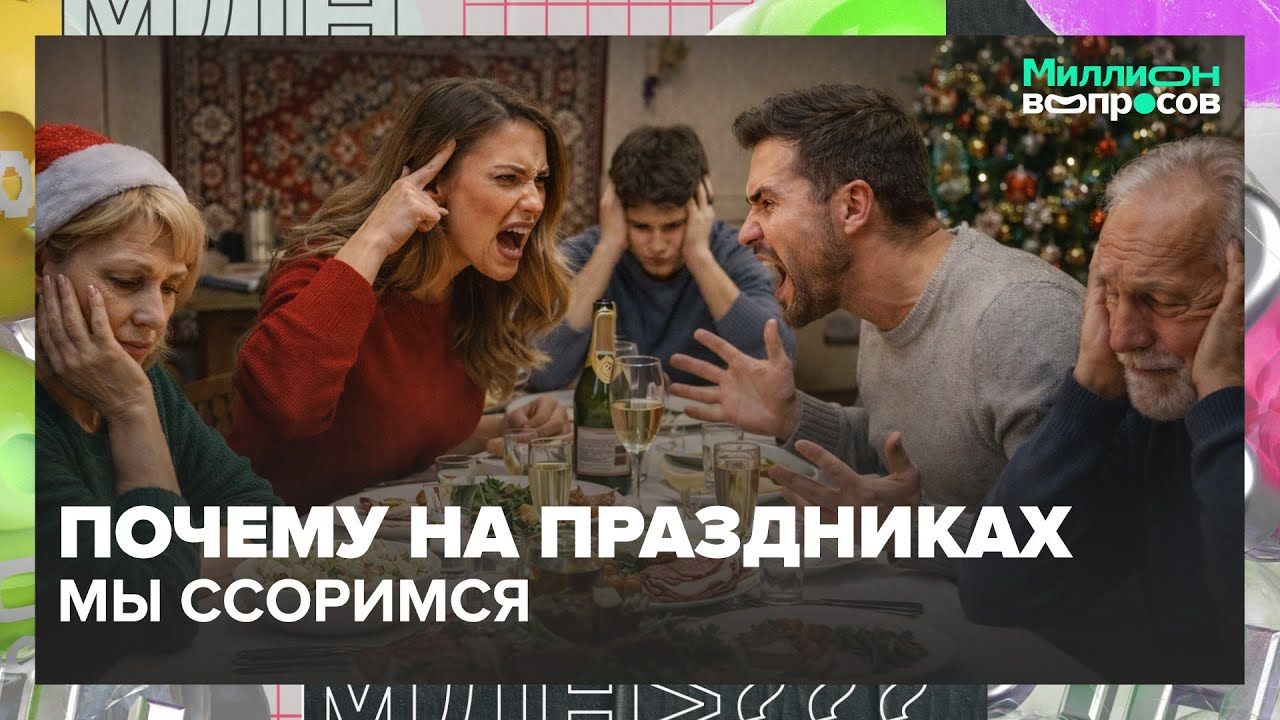 Почему на праздниках мы ссоримся — и как этого избежать | Миллион вопросов