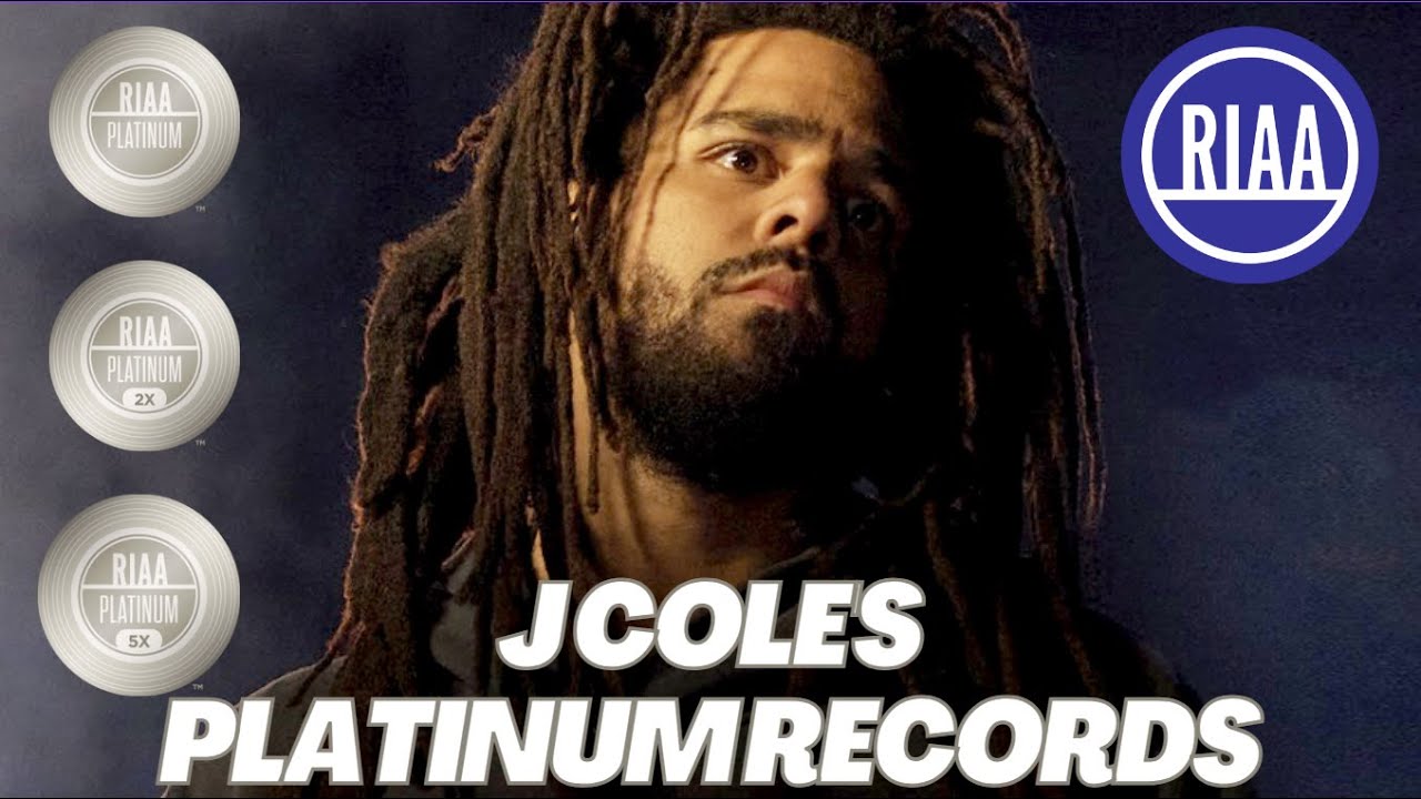 ALL J COLE RIAA PLATINUM RECORDS