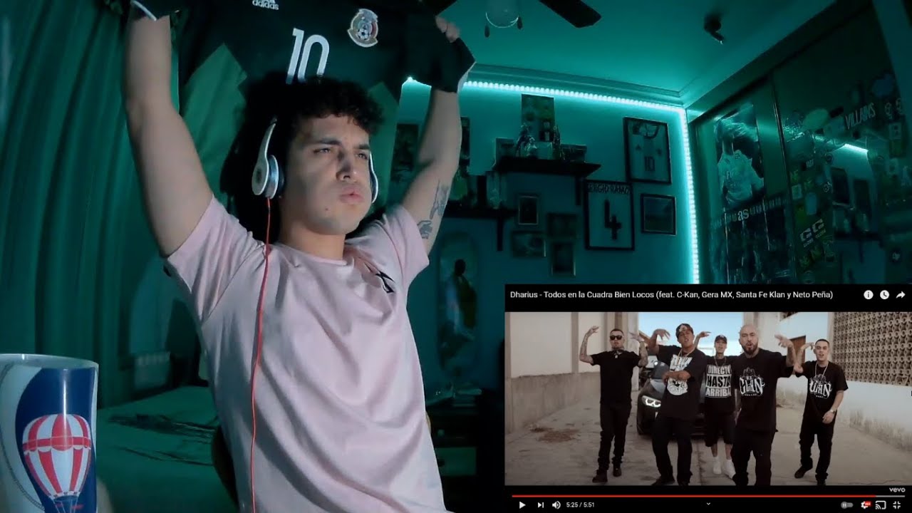 (ESPAÑOL REACCIONA A RAP MEXICANO) Dharius - Todos en la Cuadra Bien Locos (feat. varios artistas)