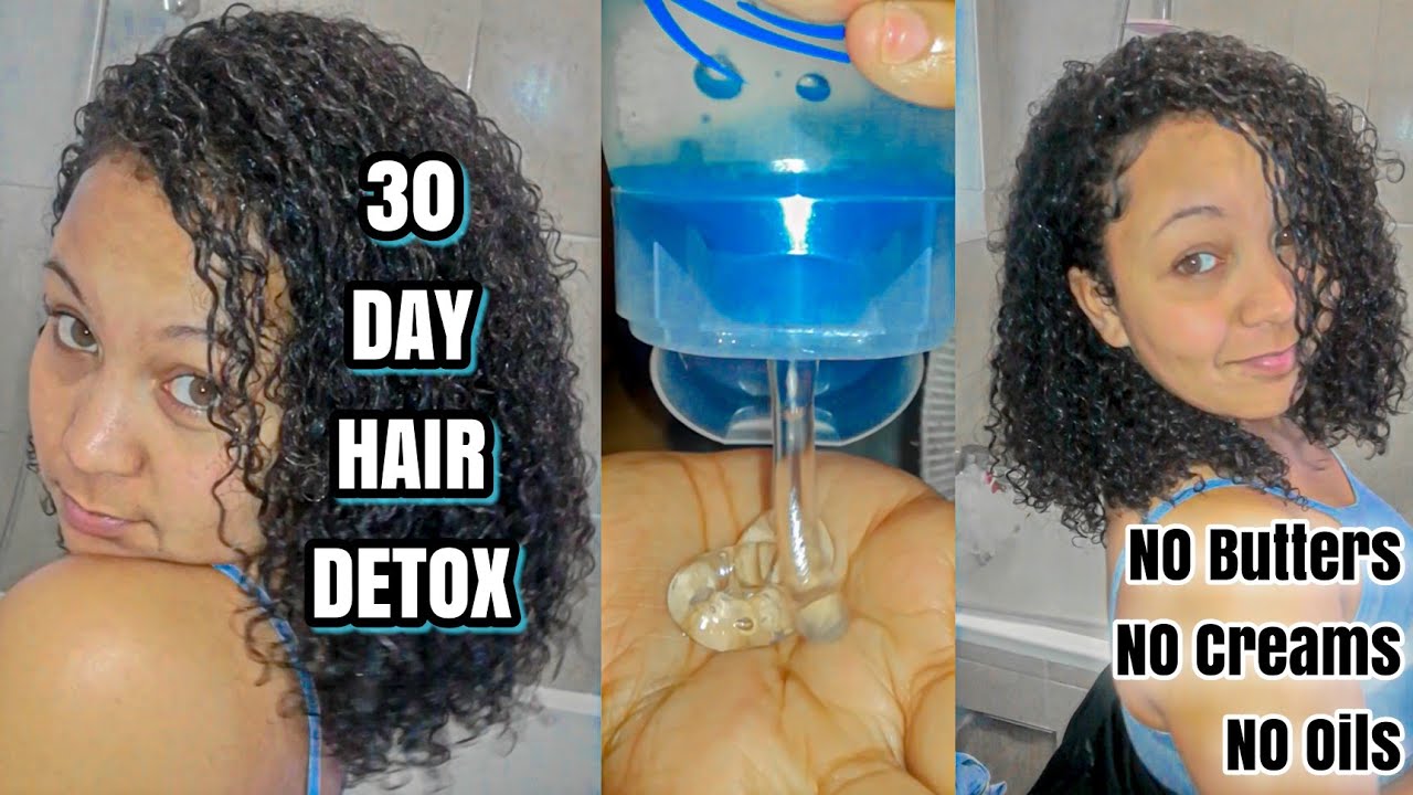 NATURAL HAIR DETOX | No oils, butters or creams