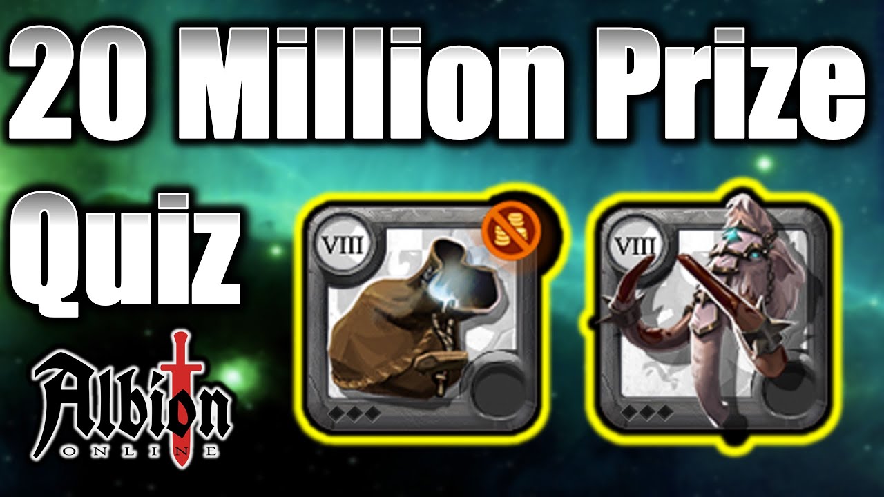 20 Million Albion Online Quiz | Community Event by BernStoneTV