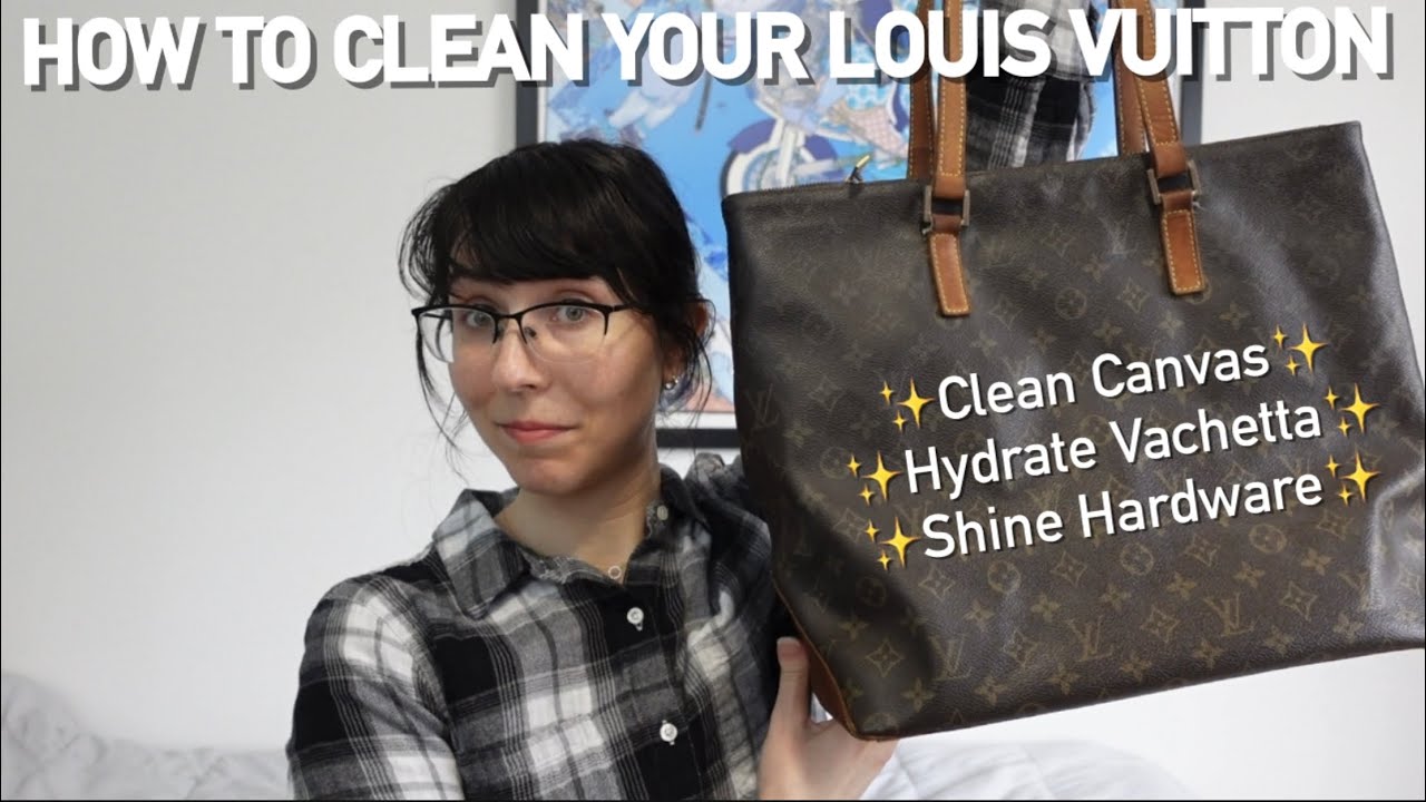 HOW TO CLEAN YOUR LOUIS VUITTON CANVAS! An easy to follow guide 😊 #bagrehab
