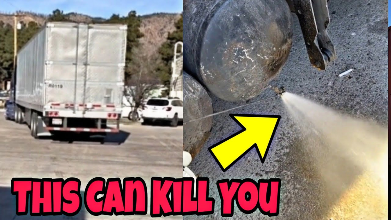 New Truck Driver Has Never Drained His Air Tanks & His Brakes Stopped Working 😵