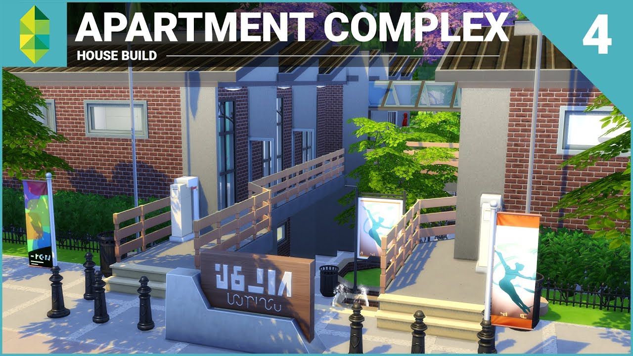 The Sims 4 House Building - Apartment Complex (Part 4)
