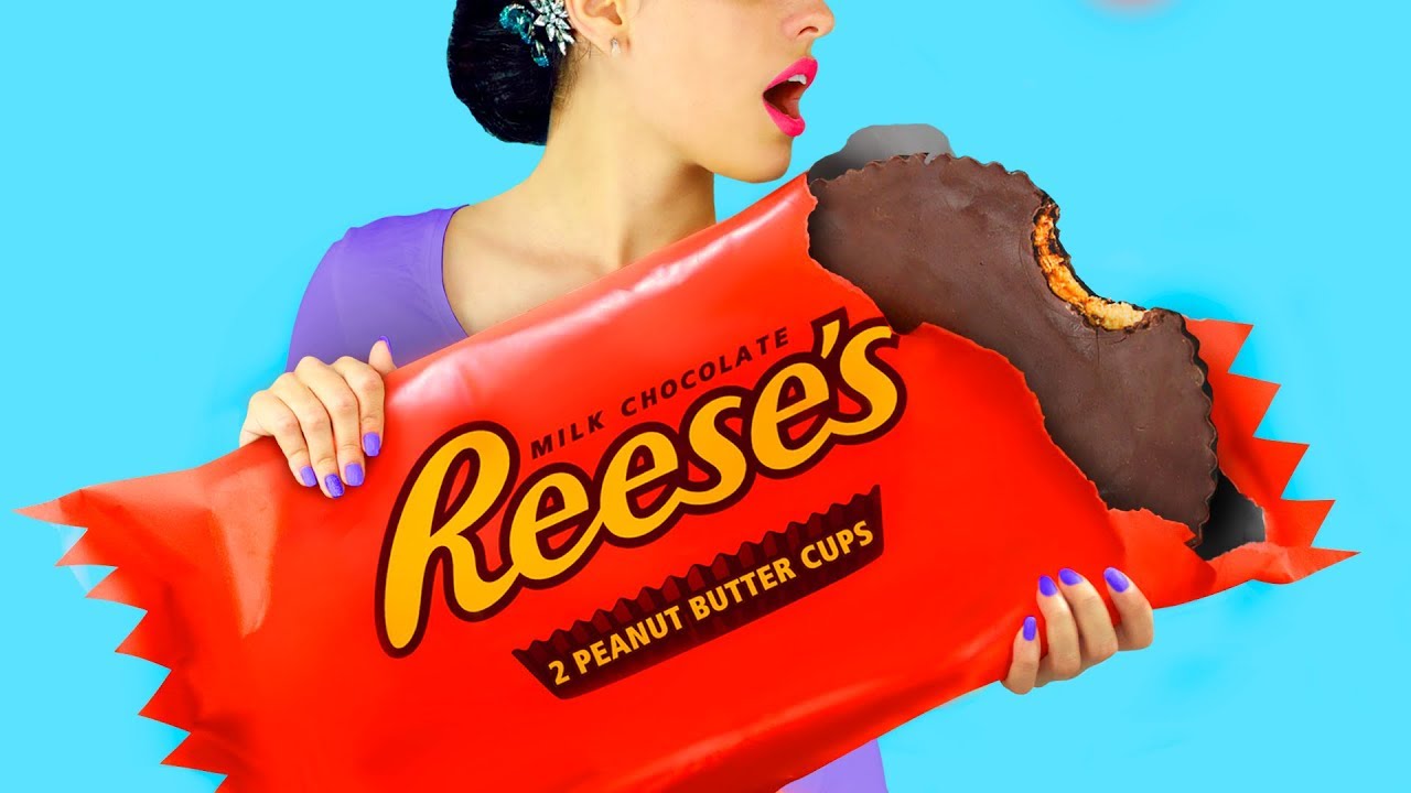 9 DIY Giant Candy vs Miniature Candy / Funny Pranks!
