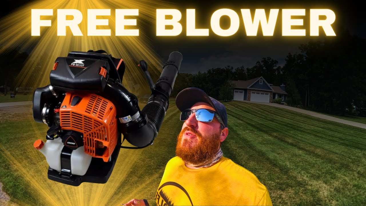 I'M GIVING AWAY A PB9010T BACKPACK BLOWER! (FREE)