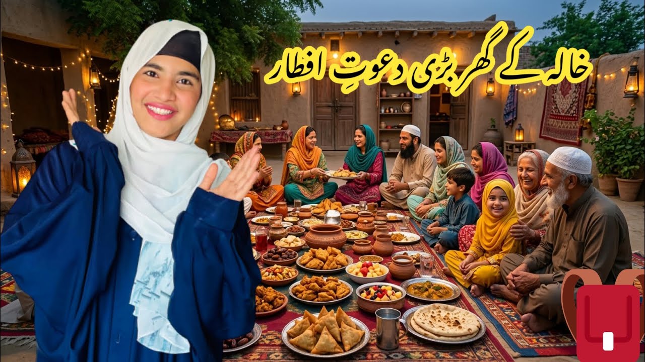 Khala Ke Ghar Bari Dawat-e-Iftar 😍 || Happy Punjabi Family 