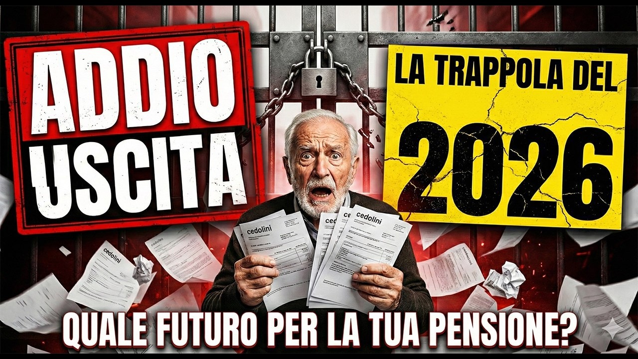 ADDIO PENSIONE ANTICIPATA: DAL 2026 SI CHIUDE TUTTO (Guida)
