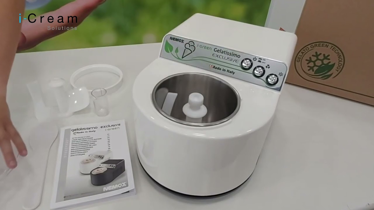 เครื่องทำไอศกรีม Nemox Gelatissimo Exclusive i-Green