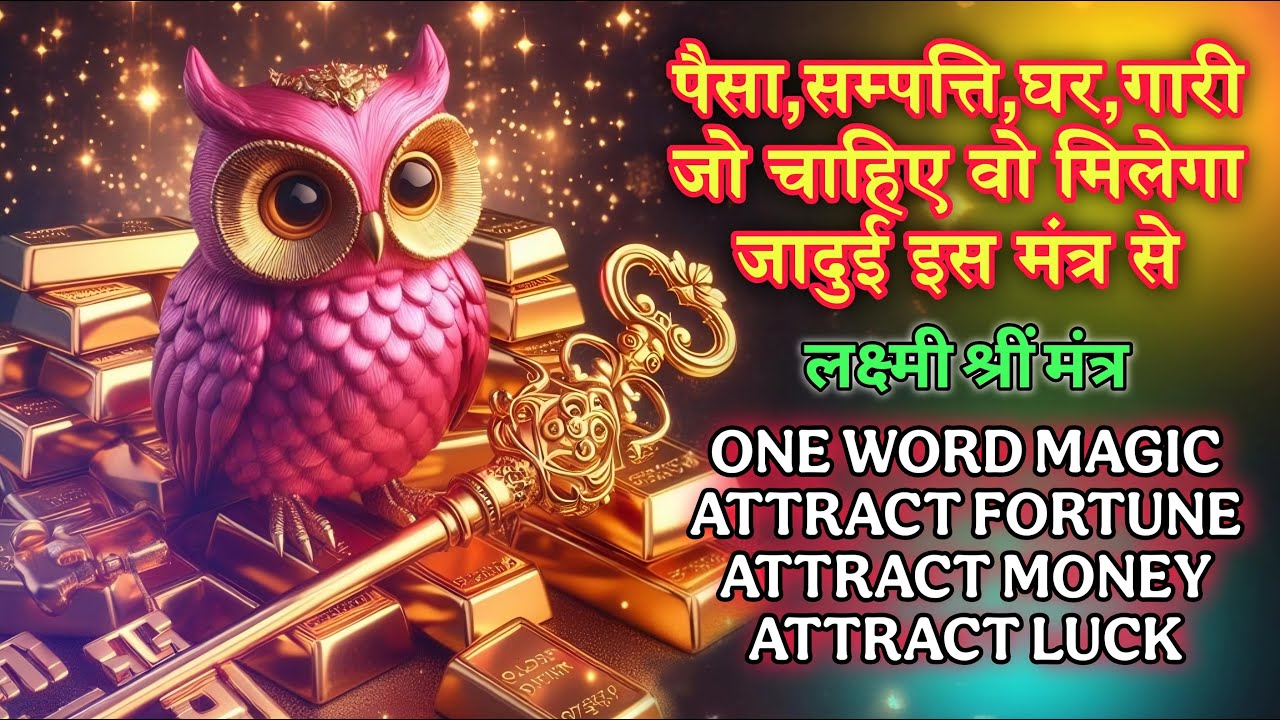 लक्ष्मी श्रीं मंत्र | Lakshmi Shreem mantra | money attraction | Lakshmi mantra for money