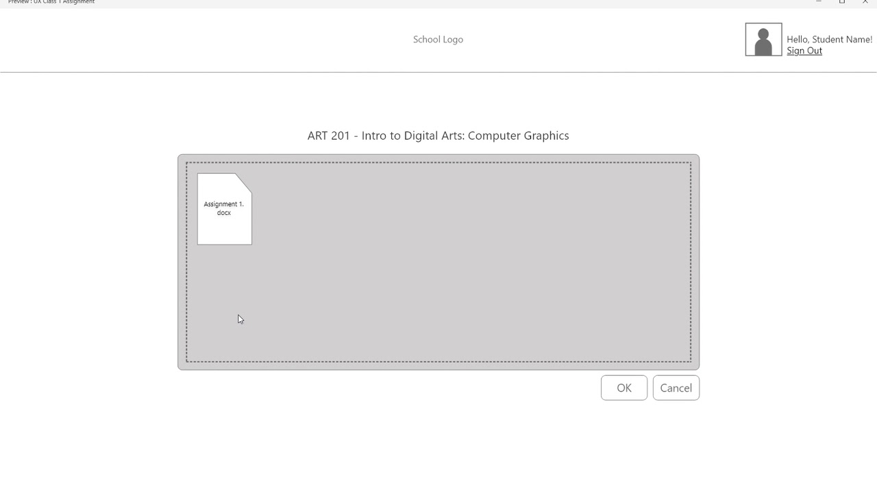 Adobe XD CC - Assignment 1
