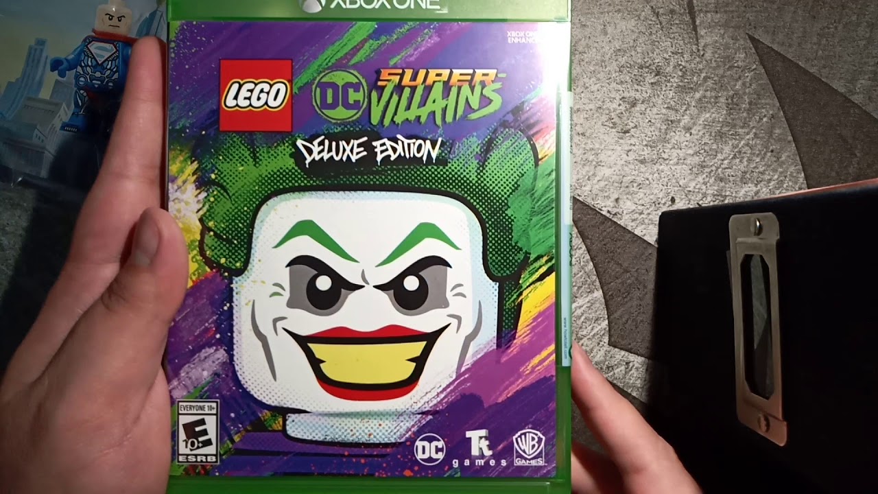Lego DC Super Villains Deluxe Edition Unboxing For Xbox One