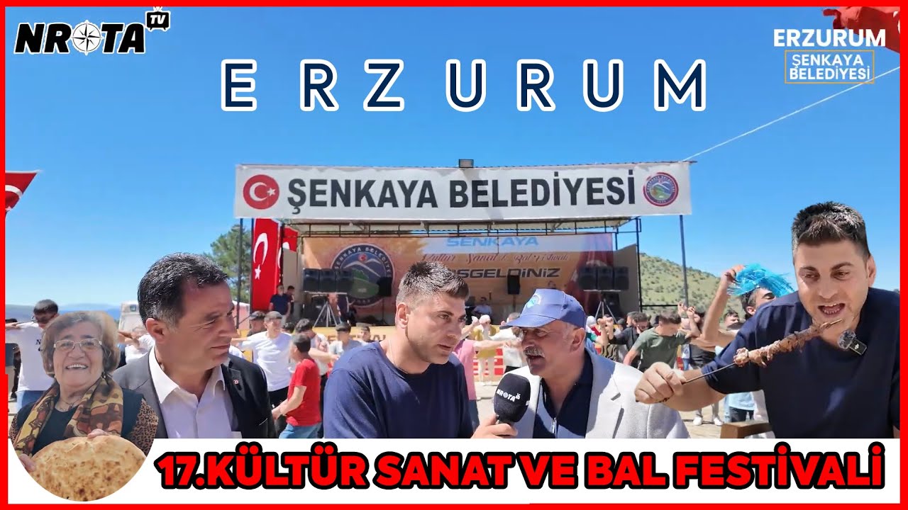 Erzurum Şenkaya Kültür Sanat ve Bal Festivali’nin 17’ncisi düzenlendi. #keşfet #erzurum #şenkaya