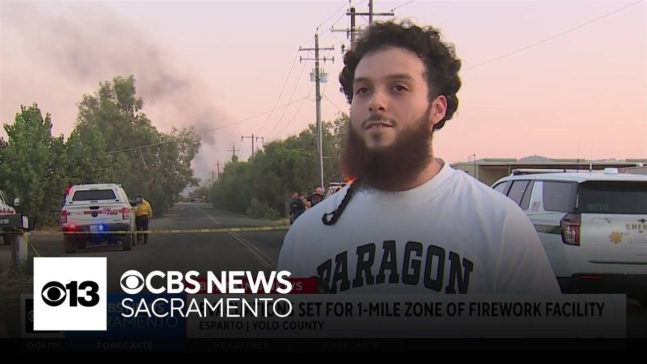 Yolo County residents share experiences as fireworks facility explosions cause fire
