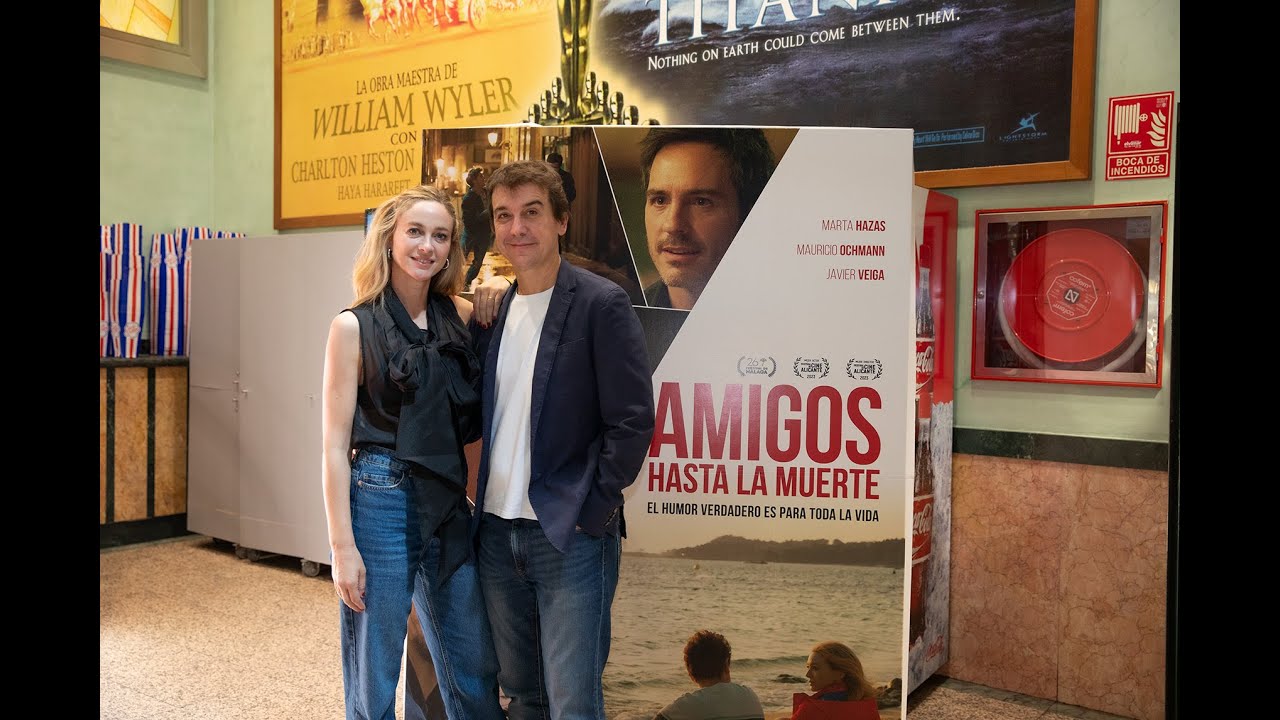 Amigos hasta la muerte con Javier Veiga y Marta Hazas en Cines Lys Valencia / Estreno 22 septiembre