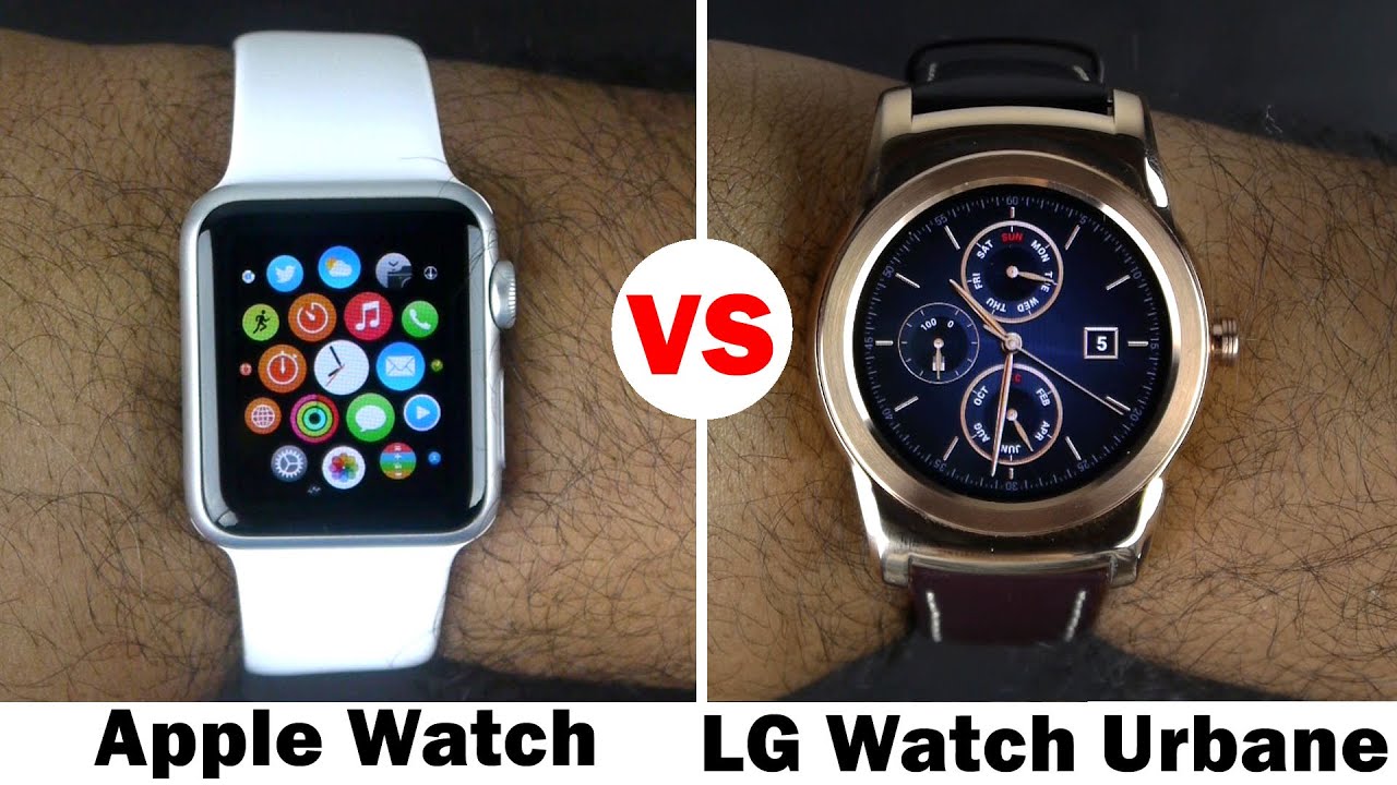 Apple Watch vs LG Watch Urbane - SmartWatch Comparison