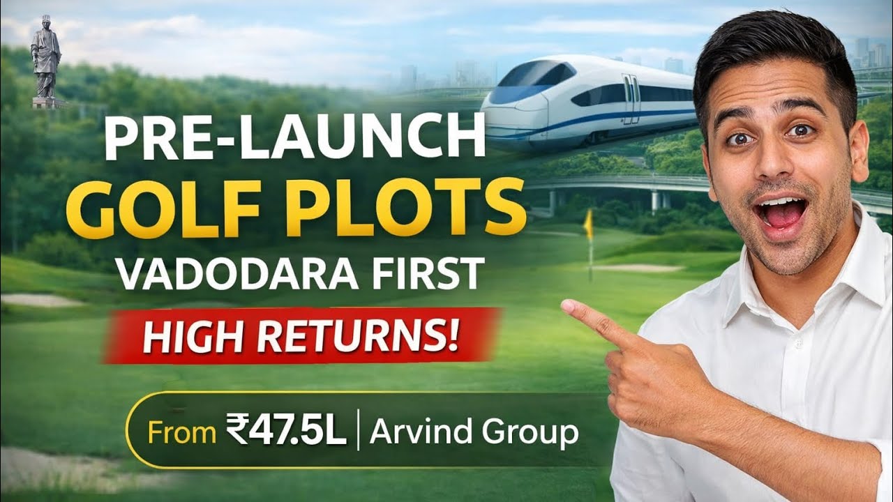Arvind SmartSpaces Pre-Launch | Vadodara’s First Golf Course Plotted Development || #home #gujarat 