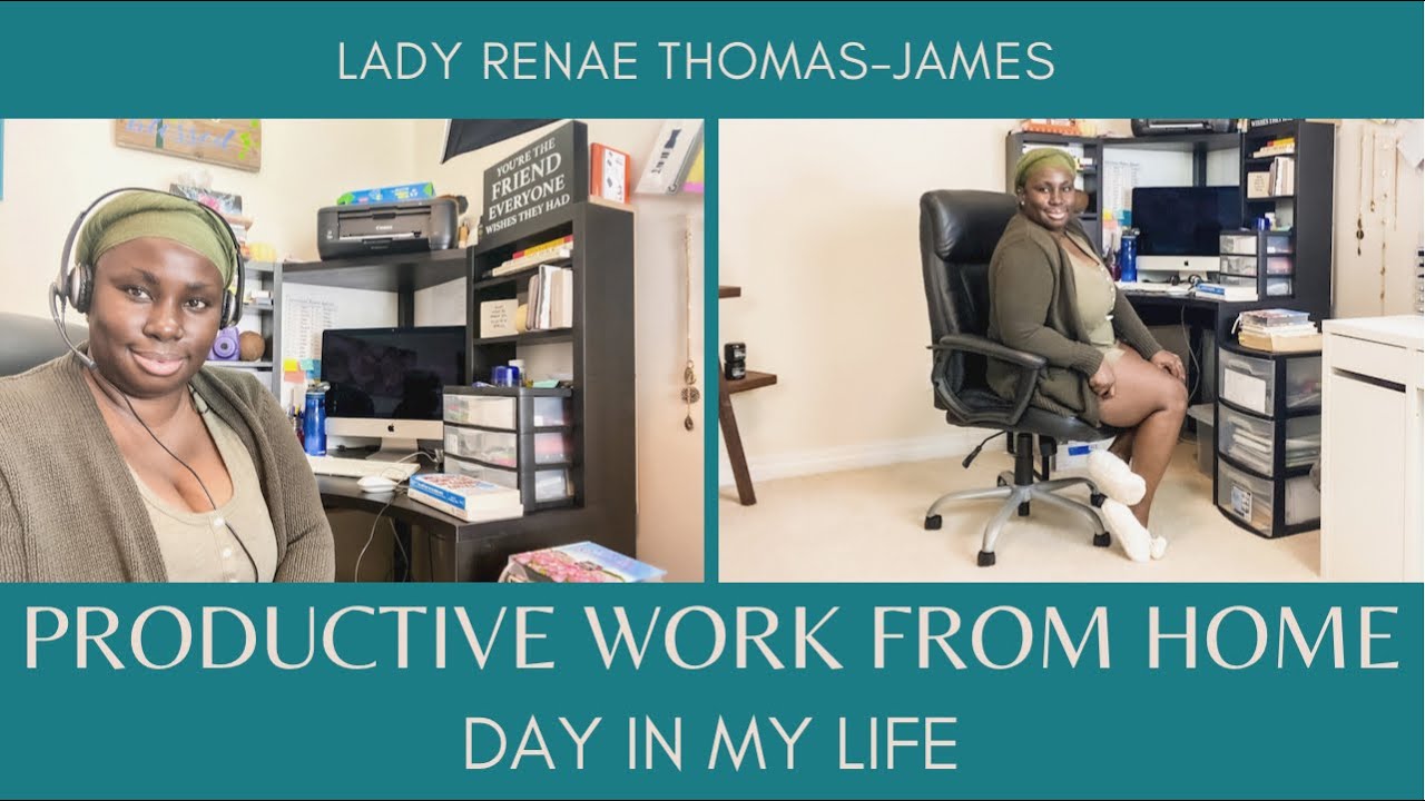 Productive Work from Home - Day In My Life Vlog