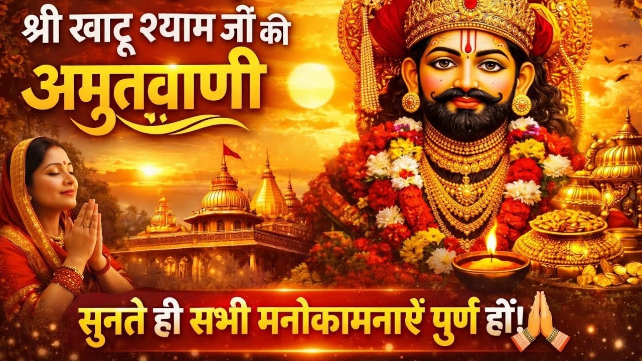 🔔 सुबह उठते ही सुनें श्री खाटू श्याम जी की अमृतवाणी ✨ हर मनोकामना होगी पूरी Latest Shyam Baba Bhajan