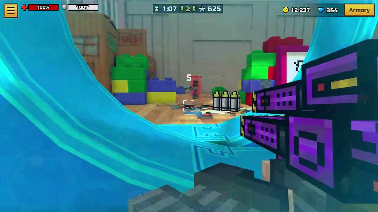 Pixel Gun 3D - Using All Heavy Weapons Challenge
