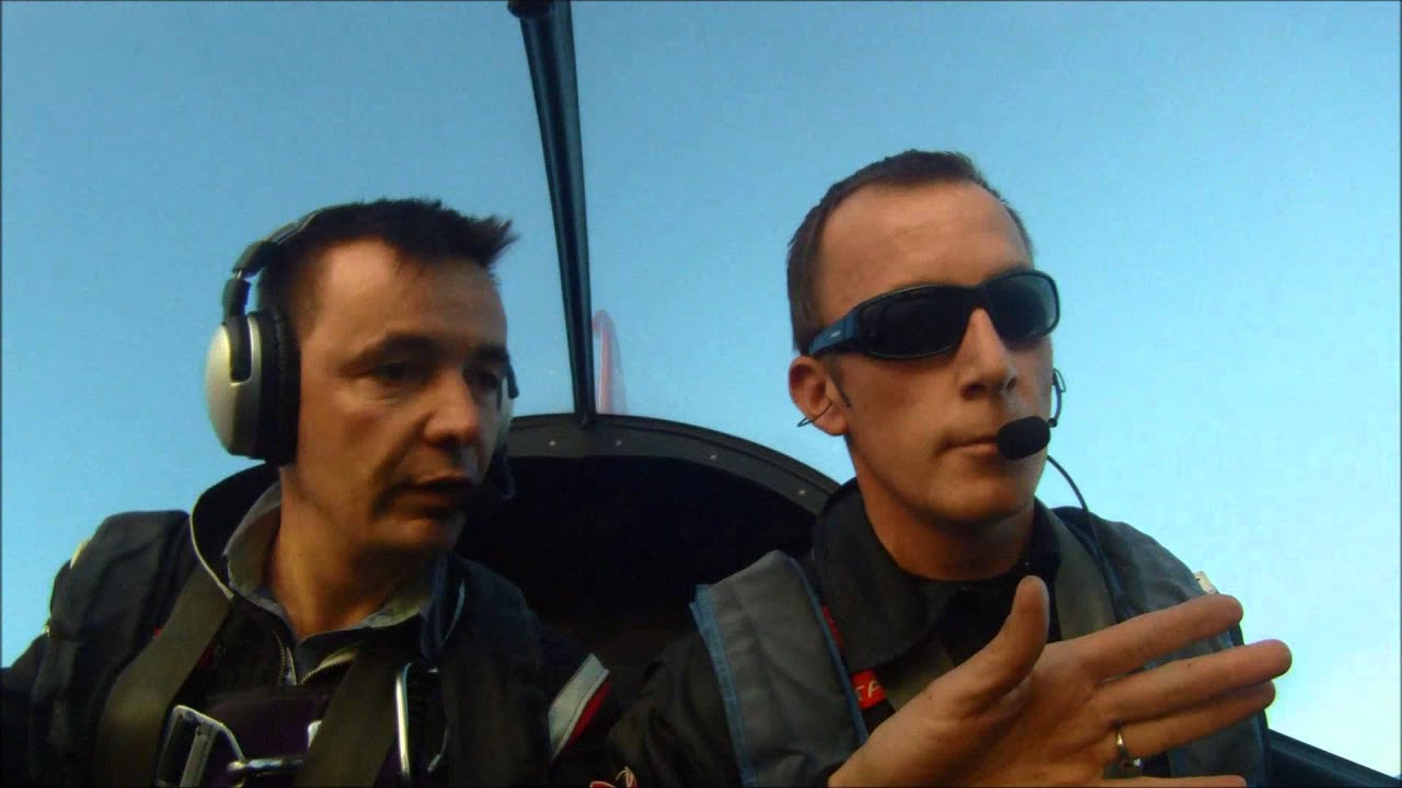 Aerobatic Flat Spin with a cap10