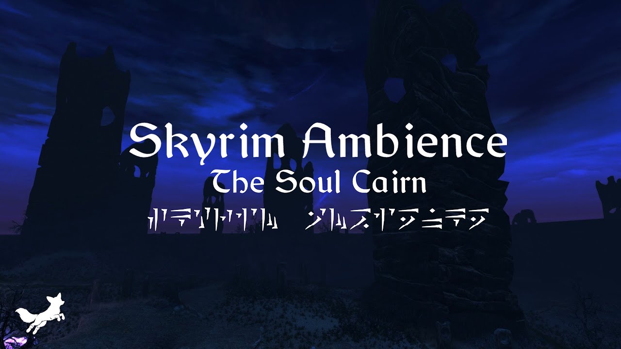 Skyrim Ambience | Soul Cairn | 1 Hour of Skyrim Scenery and Music