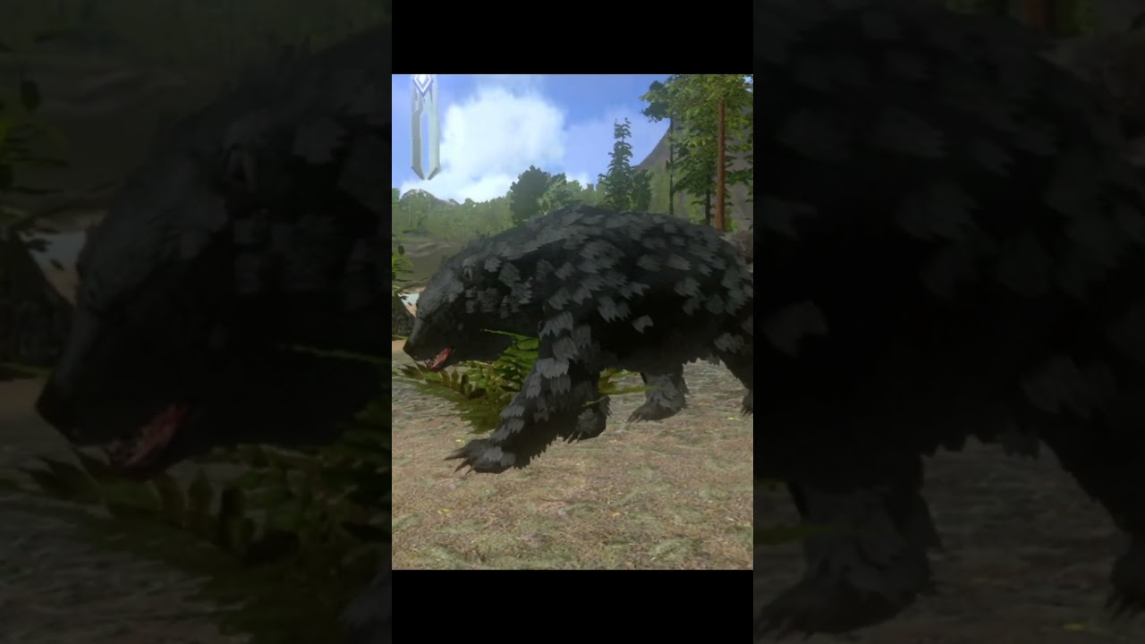 I accidentally found a max level dire bear 🐻 #ark #short #shorts #gamingshorts