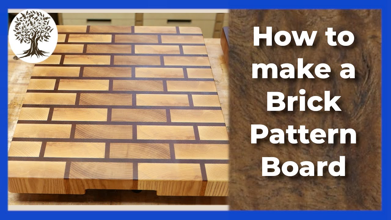 How to make a Brick Pattern Chopping Board