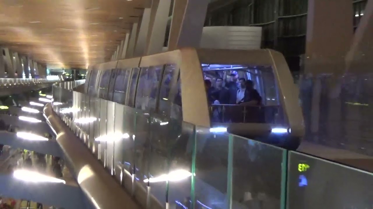 Doha Hamad International Airport Terminal Shuttle Train Ride