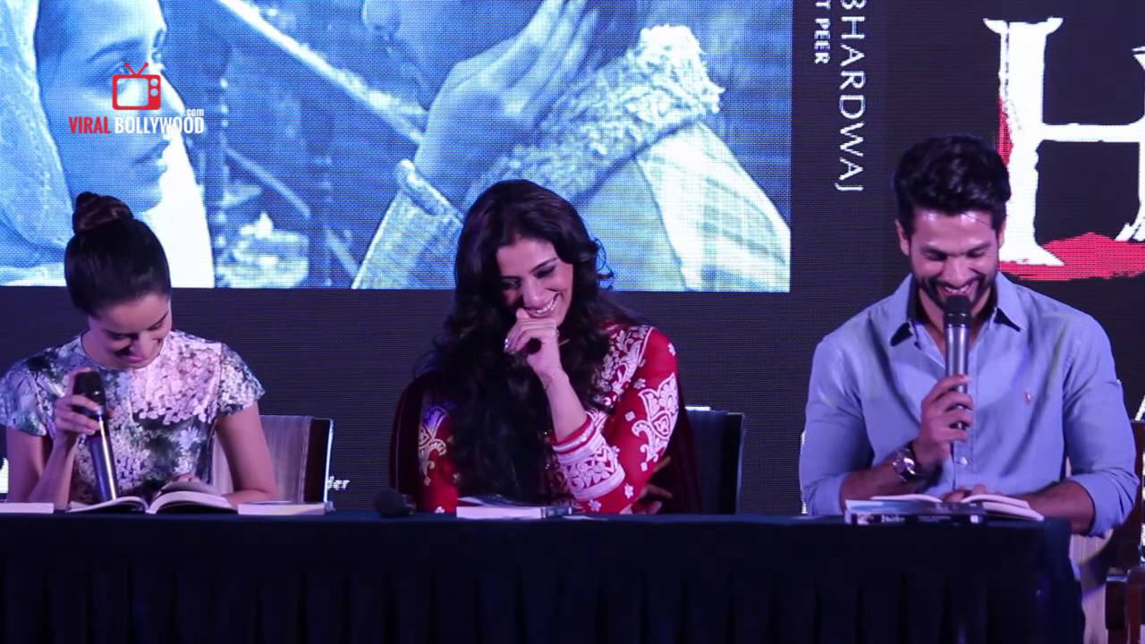 Funny Conversation Between Shahid Kapoor & Shraddha Kapoor | Haider | Book Launch