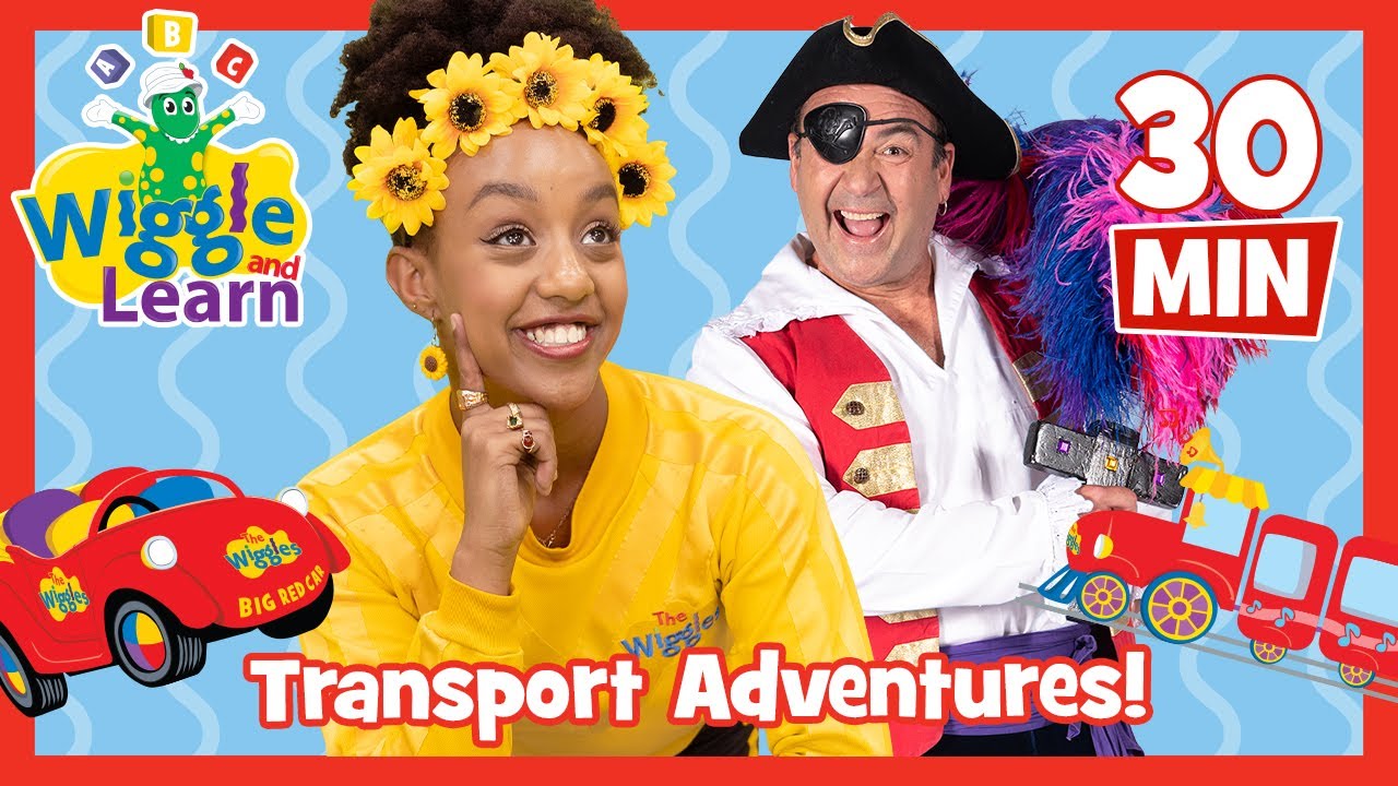 Wiggle and Learn 📚 Learn About Transport 🚂 Kids Songs about Trains Planes Boats & Cars! 🚗The Wiggles