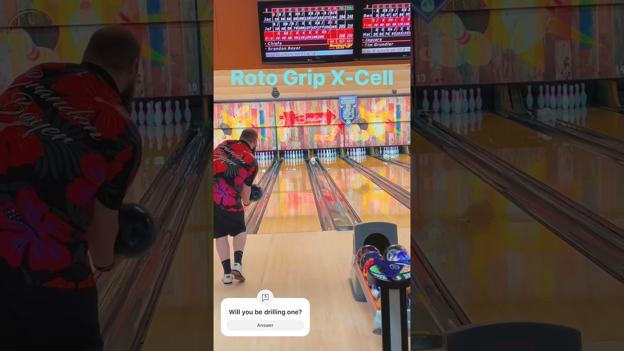 Roto Grip X-Cell Bowling Ball! #bowling #stormnation #sports #bowlingball #game  #rotogrip
