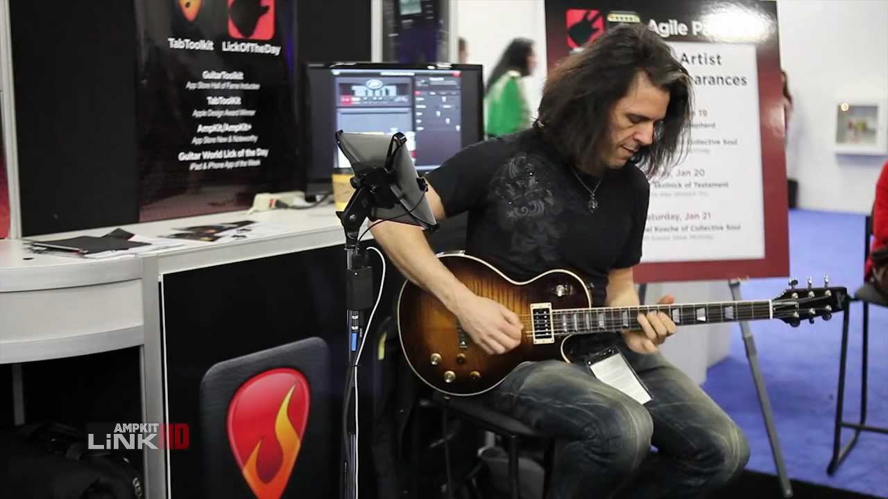 Alex Skolnick shows Testament style: NAMM 2012