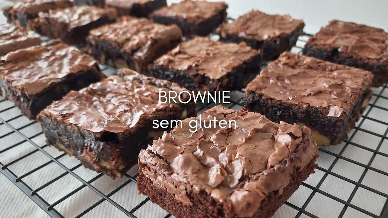 BROWNIE SEM GLÚTEN | Versão com nozes